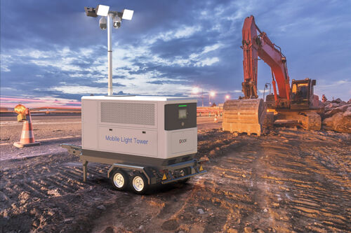 최신 회사 블로그 Door Energy가 굴착기부터 조명까지 야외 작업 현장에 안정적인 전력을 공급하는 방법