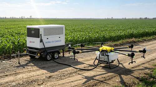 최신 회사 블로그 Powering Industrial Drones at Construction Sites, Mines and Remote Work Zones