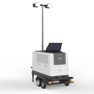 좋은 가격 4KW 이동 조명탑 150000LM IP54 휴대용 발전기 조명탑 온라인으로